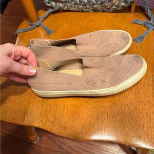 Steve Madden Beige Slip-On Sneakers